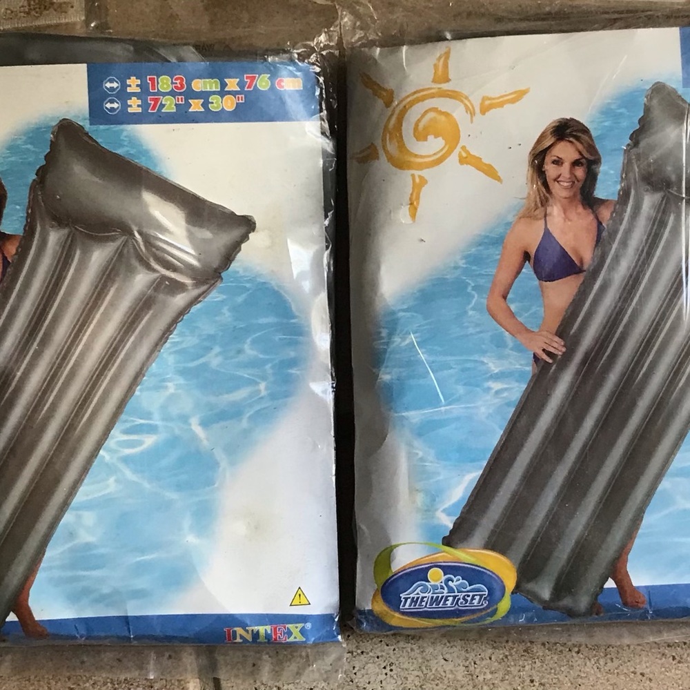 2 inflatable rafts - New - 72”